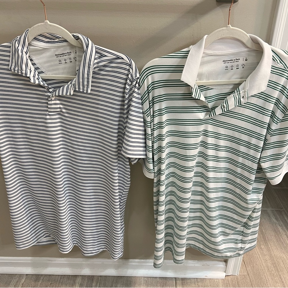 Bundle of Abercrombie and fitch soft a & f air knit polo